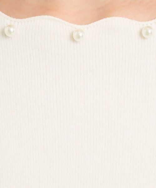 ITS'DEMO / イッツデモ ニット・セーター | 【手洗い可】スカラップパール調ラメニット | 詳細6