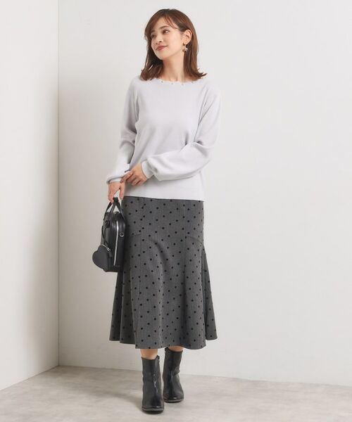 ITS'DEMO / イッツデモ ニット・セーター | 【手洗い可】スカラップパール調ラメニット | 詳細9