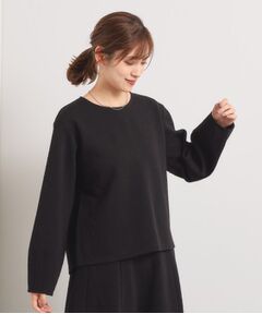 ITS'DEMO / イッツデモ カットソー | 【洗濯機OK／セットアップ可】花柄ジャカードトップス