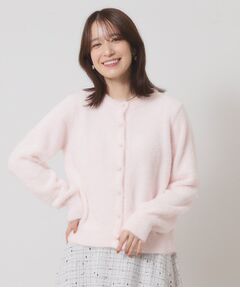 ITS'DEMO / イッツデモ カーディガン・ボレロ | 【手洗い可】フェザーヤーンクルーカーディガン