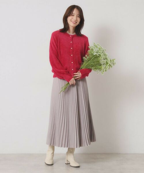ITS'DEMO / イッツデモ カーディガン・ボレロ | 【手洗い可】フェザーヤーンクルーカーディガン | 詳細10