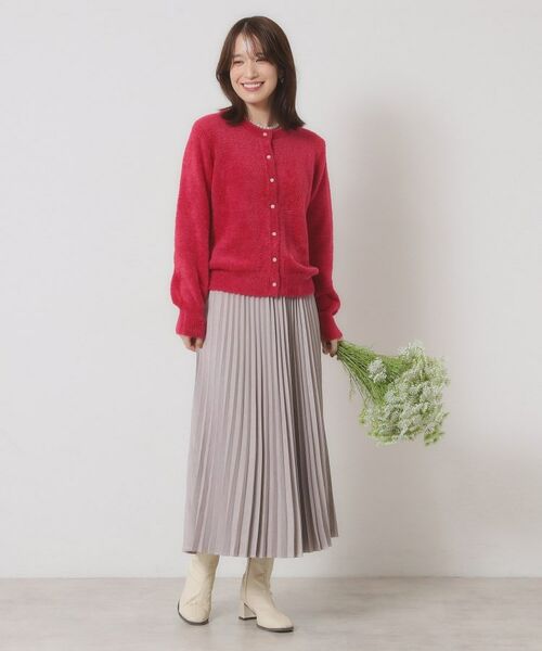 ITS'DEMO / イッツデモ カーディガン・ボレロ | 【手洗い可】フェザーヤーンクルーカーディガン | 詳細11