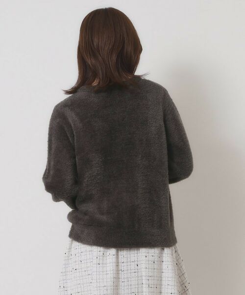 ITS'DEMO / イッツデモ カーディガン・ボレロ | 【手洗い可】フェザーヤーンクルーカーディガン | 詳細19