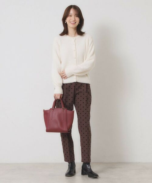 ITS'DEMO / イッツデモ カーディガン・ボレロ | 【手洗い可】フェザーヤーンクルーカーディガン | 詳細2