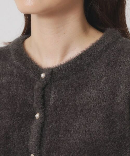 ITS'DEMO / イッツデモ カーディガン・ボレロ | 【手洗い可】フェザーヤーンクルーカーディガン | 詳細20