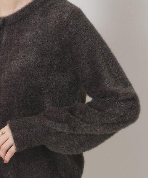 ITS'DEMO / イッツデモ カーディガン・ボレロ | 【手洗い可】フェザーヤーンクルーカーディガン | 詳細21