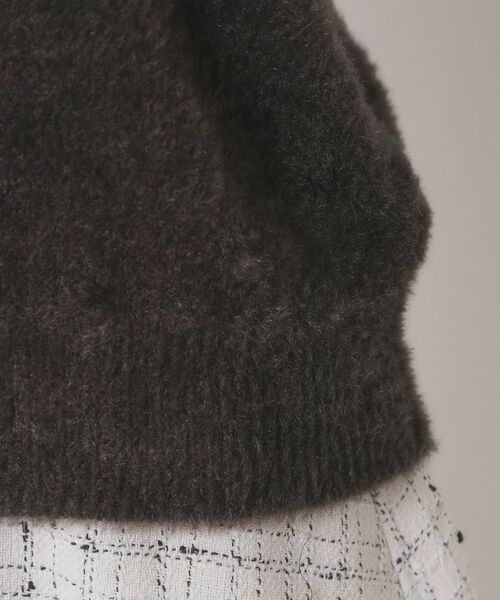 ITS'DEMO / イッツデモ カーディガン・ボレロ | 【手洗い可】フェザーヤーンクルーカーディガン | 詳細22