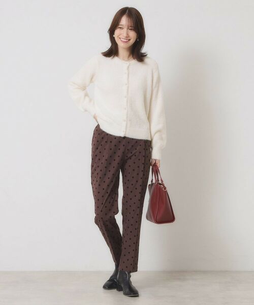 ITS'DEMO / イッツデモ カーディガン・ボレロ | 【手洗い可】フェザーヤーンクルーカーディガン | 詳細3