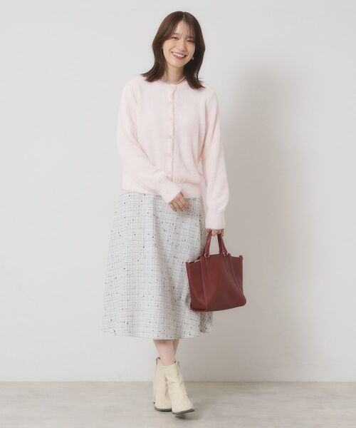 ITS'DEMO / イッツデモ カーディガン・ボレロ | 【手洗い可】フェザーヤーンクルーカーディガン | 詳細6