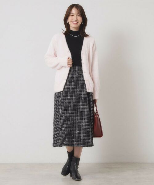 ITS'DEMO / イッツデモ カーディガン・ボレロ | 【手洗い可】フェザーヤーンVカーディガン | 詳細11