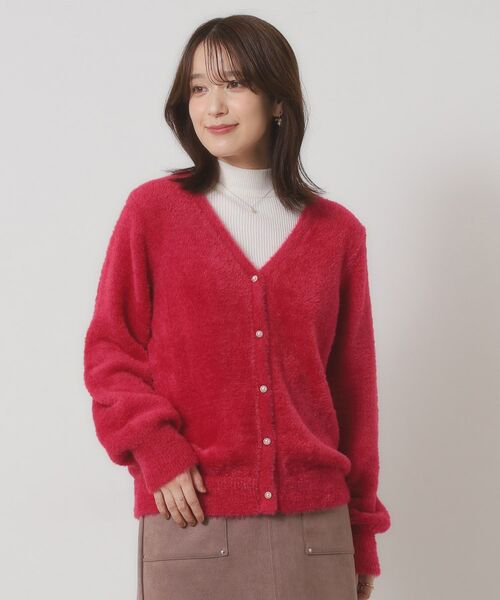 ITS'DEMO / イッツデモ カーディガン・ボレロ | 【手洗い可】フェザーヤーンVカーディガン | 詳細13