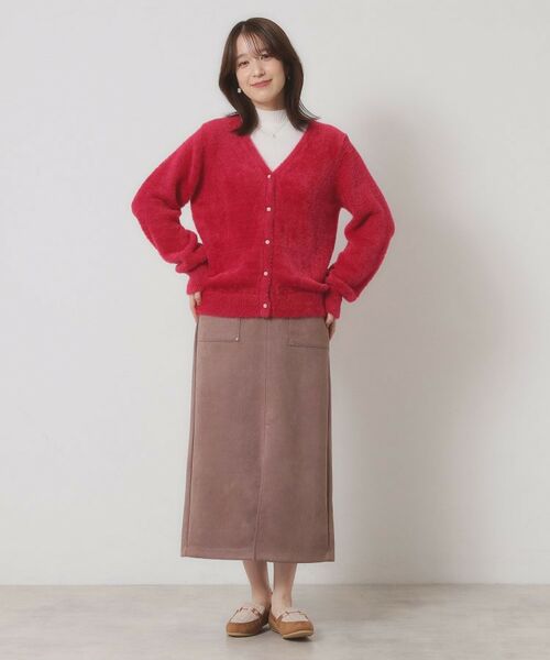 ITS'DEMO / イッツデモ カーディガン・ボレロ | 【手洗い可】フェザーヤーンVカーディガン | 詳細15