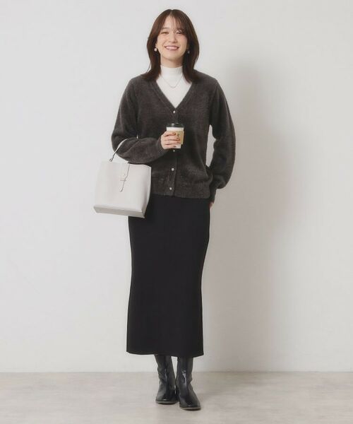 ITS'DEMO / イッツデモ カーディガン・ボレロ | 【手洗い可】フェザーヤーンVカーディガン | 詳細6