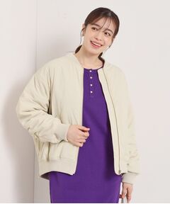 ITS'DEMO / イッツデモ レザーブルゾン・ジャケット | バックシャーリングMA－1