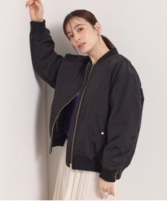 ITS'DEMO / イッツデモ レザーブルゾン・ジャケット | バックシャーリングMA－1