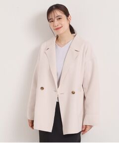 ITS'DEMO / イッツデモ その他アウター | 裏リブミディ丈ダブルコート