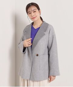 ITS'DEMO / イッツデモ その他アウター | 裏リブミディ丈ダブルコート