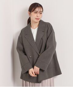 ITS'DEMO / イッツデモ その他アウター | 裏リブミディ丈ダブルコート