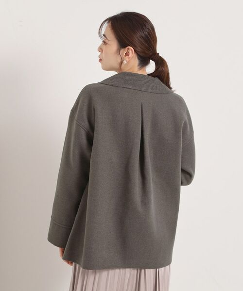 ITS'DEMO / イッツデモ その他アウター | 裏リブミディ丈ダブルコート | 詳細13