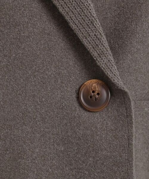 ITS'DEMO / イッツデモ その他アウター | 裏リブミディ丈ダブルコート | 詳細15