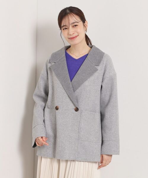 ITS'DEMO / イッツデモ その他アウター | 裏リブミディ丈ダブルコート | 詳細20