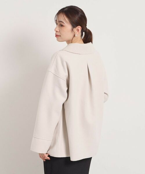 ITS'DEMO / イッツデモ その他アウター | 裏リブミディ丈ダブルコート | 詳細5