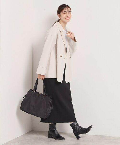 ITS'DEMO / イッツデモ その他アウター | 裏リブミディ丈ダブルコート | 詳細6