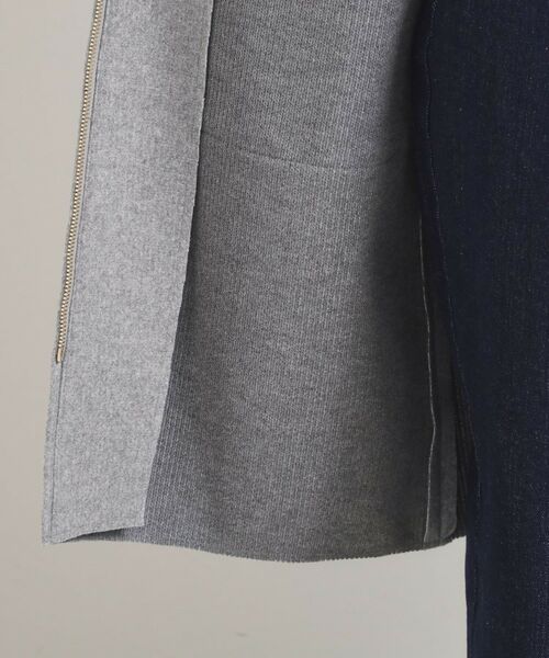 ITS'DEMO / イッツデモ ステンカラーコート | 裏リブ衿付きコート | 詳細13