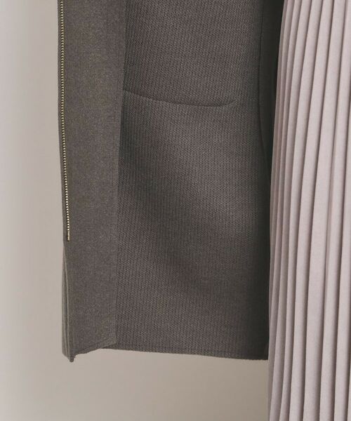 ITS'DEMO / イッツデモ ステンカラーコート | 裏リブ衿付きコート | 詳細18