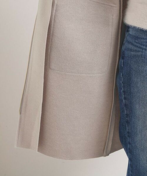 ITS'DEMO / イッツデモ ステンカラーコート | 裏リブ衿付きコート | 詳細23