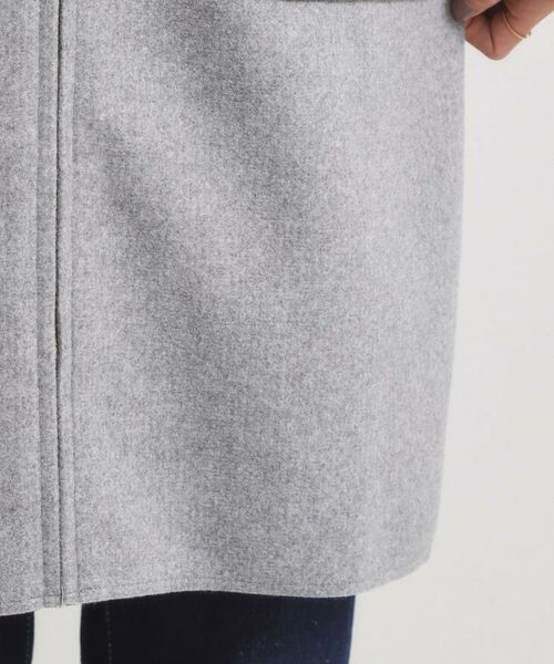 ITS'DEMO / イッツデモ ステンカラーコート | 裏リブ衿付きコート | 詳細30
