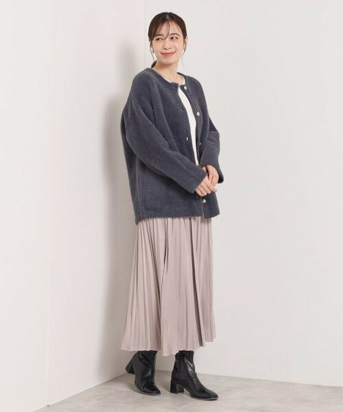 ITS'DEMO / イッツデモ カーディガン・ボレロ | 【手洗い可】フェザーWフェイスコーディガン | 詳細11