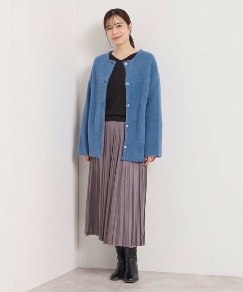 ITS'DEMO / イッツデモ カーディガン・ボレロ | 【手洗い可】フェザーWフェイスコーディガン | 詳細21