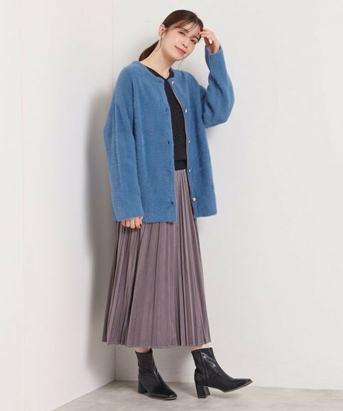 ITS'DEMO / イッツデモ カーディガン・ボレロ | 【手洗い可】フェザーWフェイスコーディガン | 詳細22