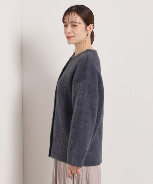 ITS'DEMO / イッツデモ カーディガン・ボレロ | 【手洗い可】フェザーWフェイスコーディガン | 詳細26