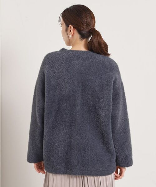 ITS'DEMO / イッツデモ カーディガン・ボレロ | 【手洗い可】フェザーWフェイスコーディガン | 詳細27