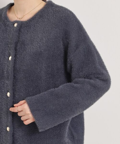 ITS'DEMO / イッツデモ カーディガン・ボレロ | 【手洗い可】フェザーWフェイスコーディガン | 詳細29