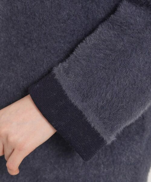 ITS'DEMO / イッツデモ カーディガン・ボレロ | 【手洗い可】フェザーWフェイスコーディガン | 詳細30