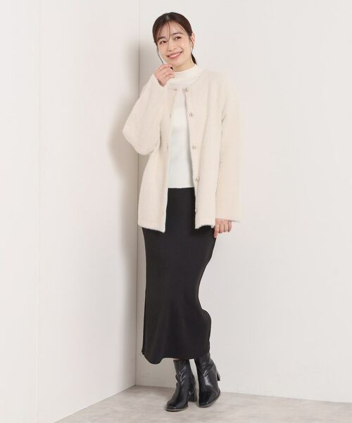 ITS'DEMO / イッツデモ カーディガン・ボレロ | 【手洗い可】フェザーWフェイスコーディガン | 詳細6