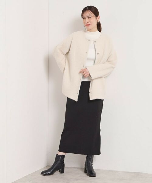 ITS'DEMO / イッツデモ カーディガン・ボレロ | 【手洗い可】フェザーWフェイスコーディガン | 詳細7