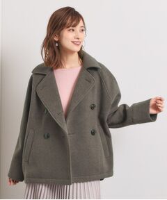 ITS'DEMO / イッツデモ ピーコート | カットメルトンミドル丈コート