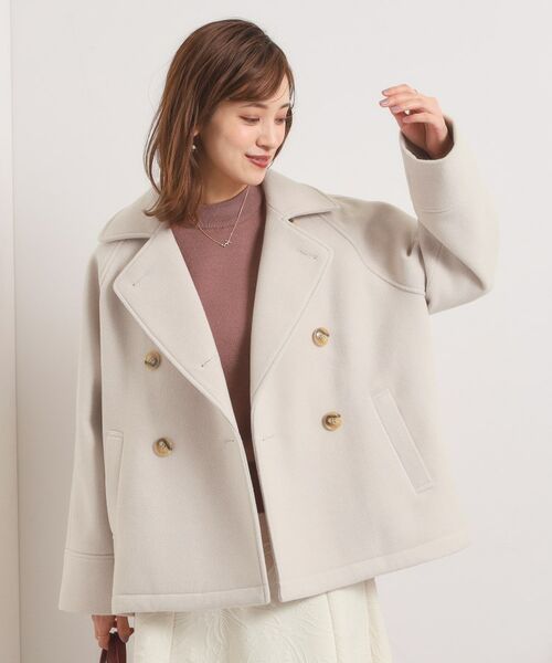 ITS'DEMO / イッツデモ ピーコート | カットメルトンミドル丈コート | 詳細11