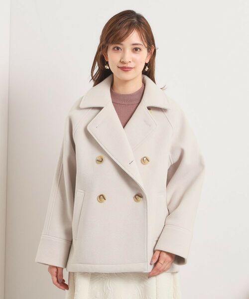 ITS'DEMO / イッツデモ ピーコート | カットメルトンミドル丈コート | 詳細13