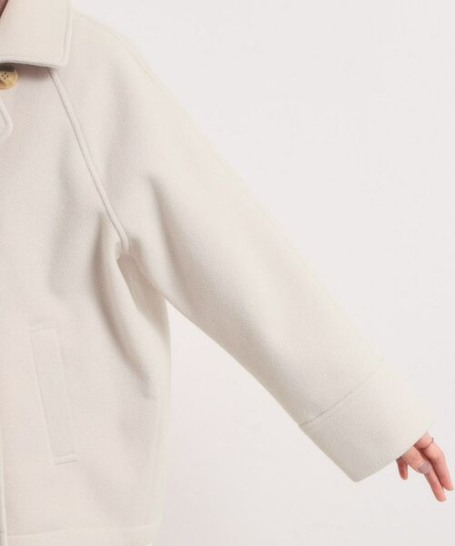 ITS'DEMO / イッツデモ ピーコート | カットメルトンミドル丈コート | 詳細17