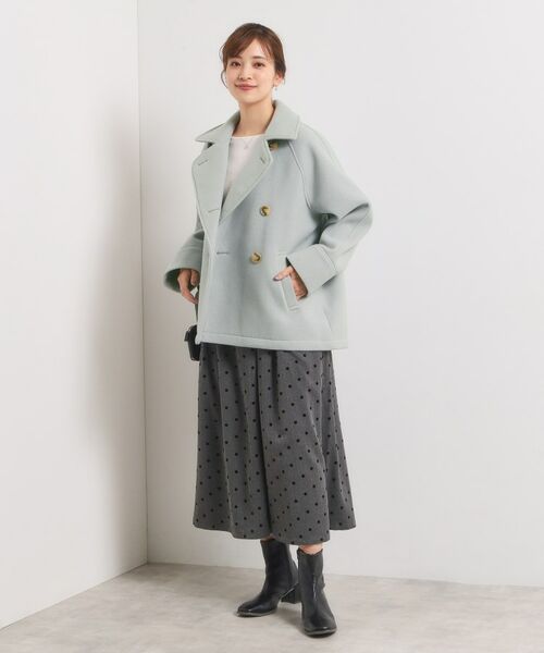 ITS'DEMO / イッツデモ ピーコート | カットメルトンミドル丈コート | 詳細2