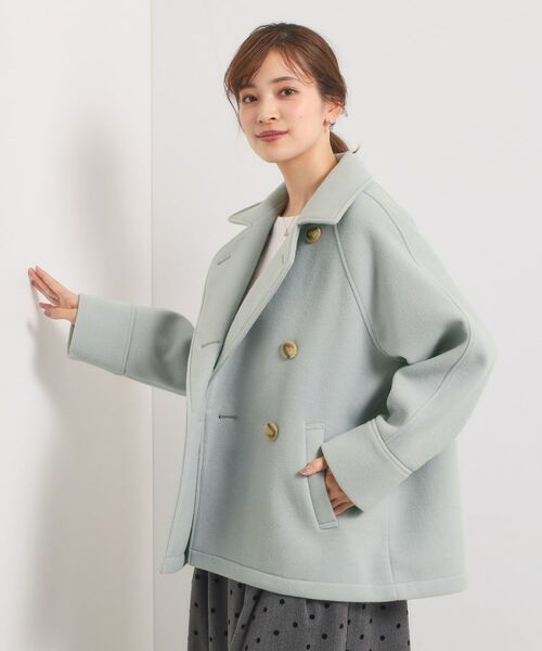 ITS'DEMO / イッツデモ ピーコート | カットメルトンミドル丈コート | 詳細3