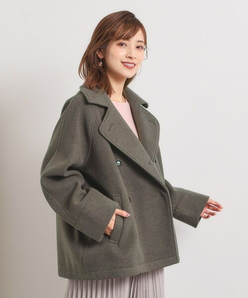 ITS'DEMO / イッツデモ ピーコート | カットメルトンミドル丈コート | 詳細7