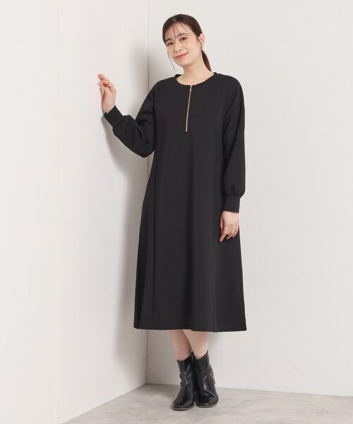 ITS'DEMO / イッツデモ ロング・マキシ丈ワンピース | 【洗濯機OK】フロントジップワンピース | 詳細2