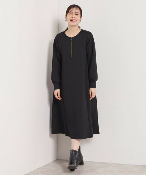 ITS'DEMO / イッツデモ ロング・マキシ丈ワンピース | 【洗濯機OK】フロントジップワンピース | 詳細3