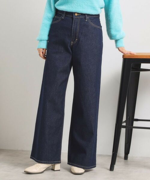 ITS'DEMO / イッツデモ デニムパンツ | Lee Babe ワイドジーンズ(ネイビー(094))